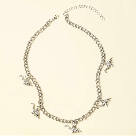 PinkBaeBoutiqu Jewelry - 3/$30 🤍 Dinosaur Charm Necklace